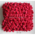 Polyester Shaggy Cushion With Design